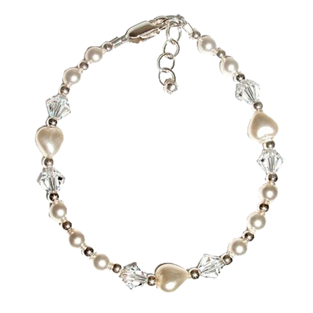 pearl baptism bracelet