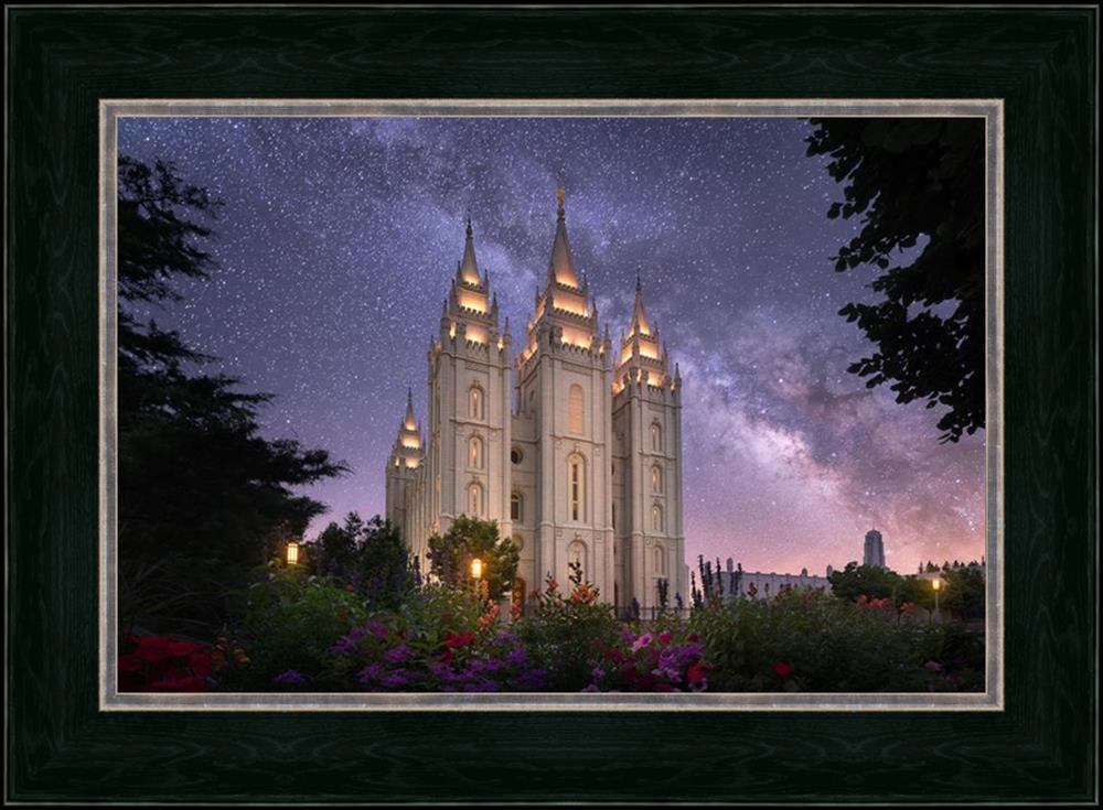 Celestial Temple Series Salt Lake Temple (25x34 Framed Art) Deseret Book